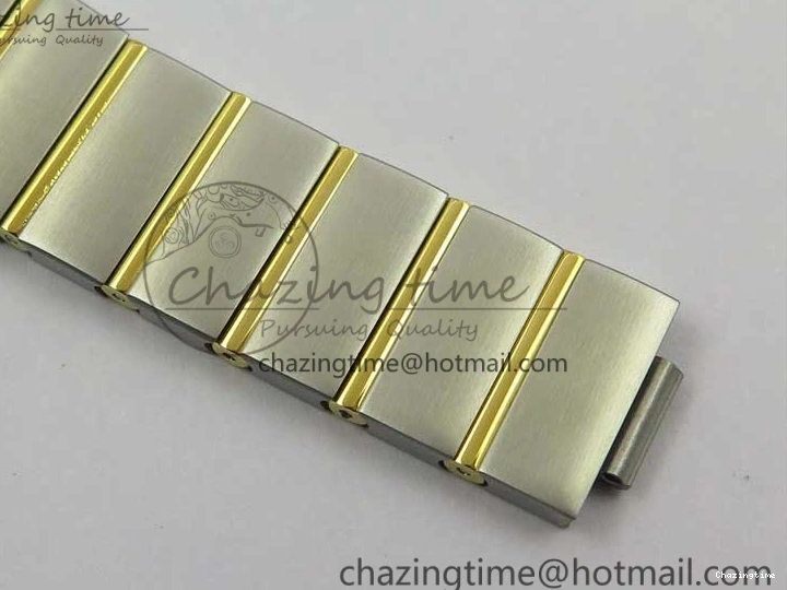 0115 Stylish Constellation 38mm SS RG VSF 1:1 Best Edition WhiteTextured Dial on SS RG Bracelet A8500 Super Clone 7921